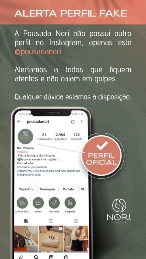 Nori Pousada São Miguel dos Milagres Buitenkant foto